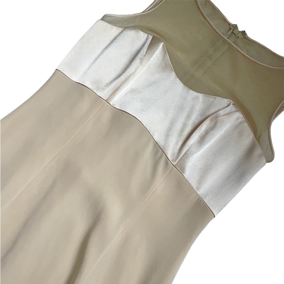 Vintage Blacktie Oleg Cassini nude champagne gala holiday dress - Picture 11 of 16